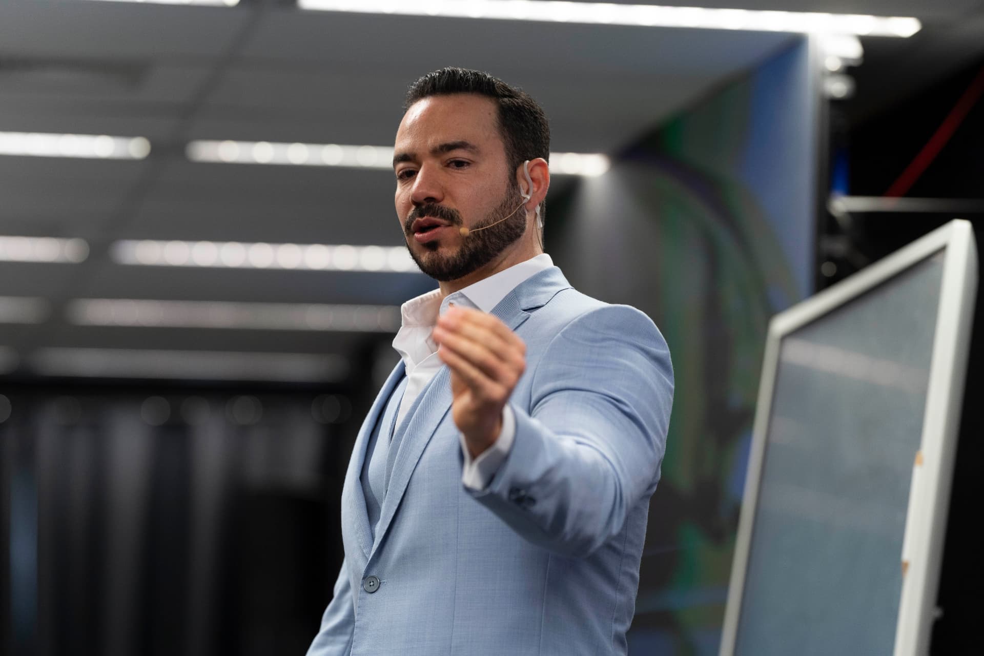 Luiz Renato durante uma imersão do Acelerador de Imobiliárias